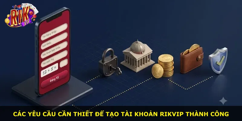 Các yêu cầu cần thiết để tạo tài khoản Rikvip thành công