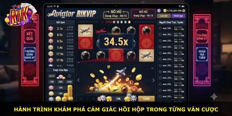 Hành trình khám phá cảm giác hồi hộp trong từng ván cược