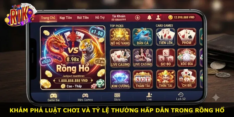 Khám phá luật chơi và tỷ lệ thưởng hấp dẫn trong Rồng Hổ