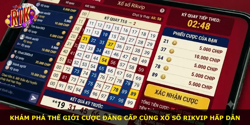 Khám phá thế giới cược đẳng cấp cùng Xổ Số Rikvip hấp dẫn