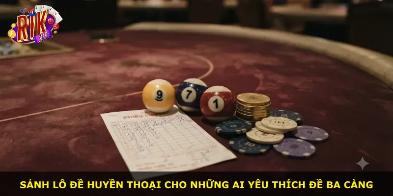 Sảnh lô đề huyền thoại cho những ai yêu thích đề ba càng